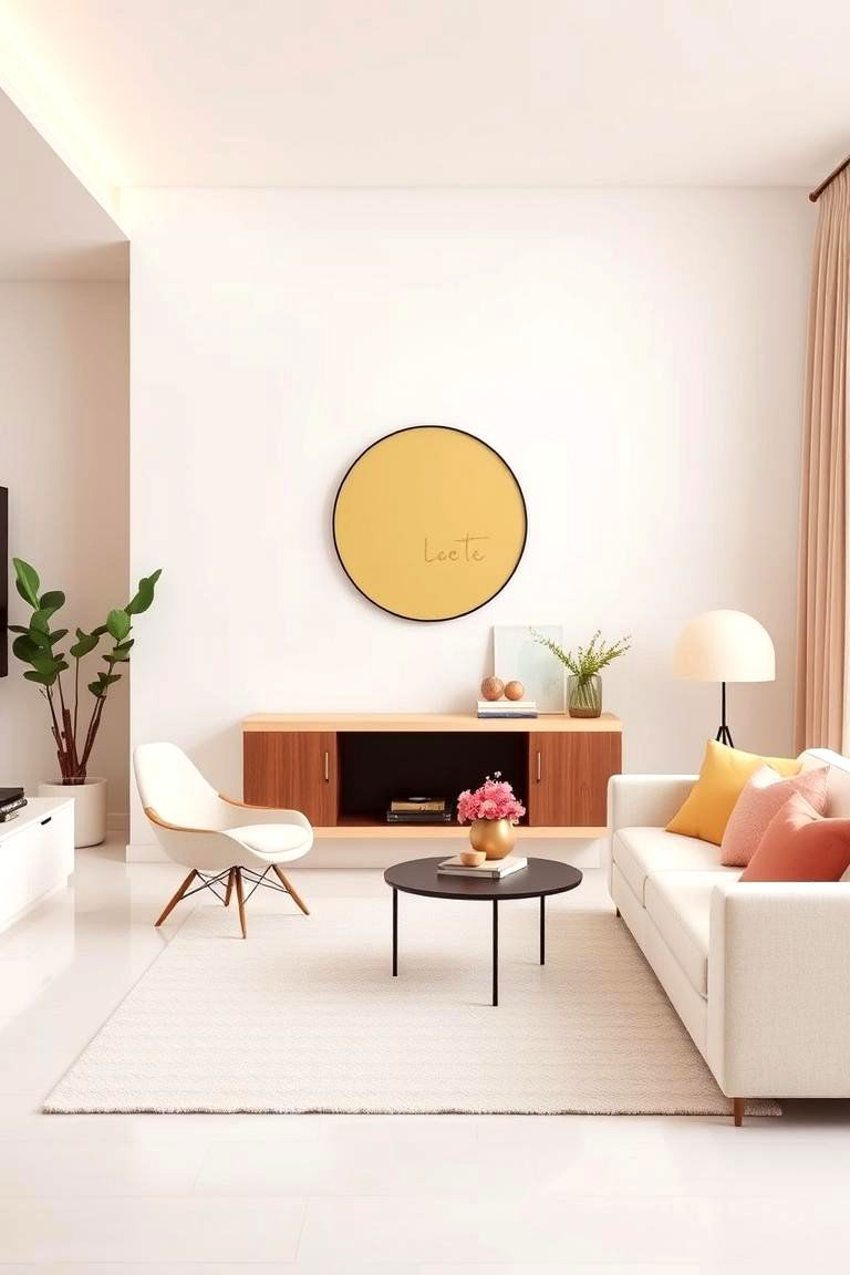 Minimalist Touches for Clarity and Balance - 24 How to Decorate With Yellow and Pink