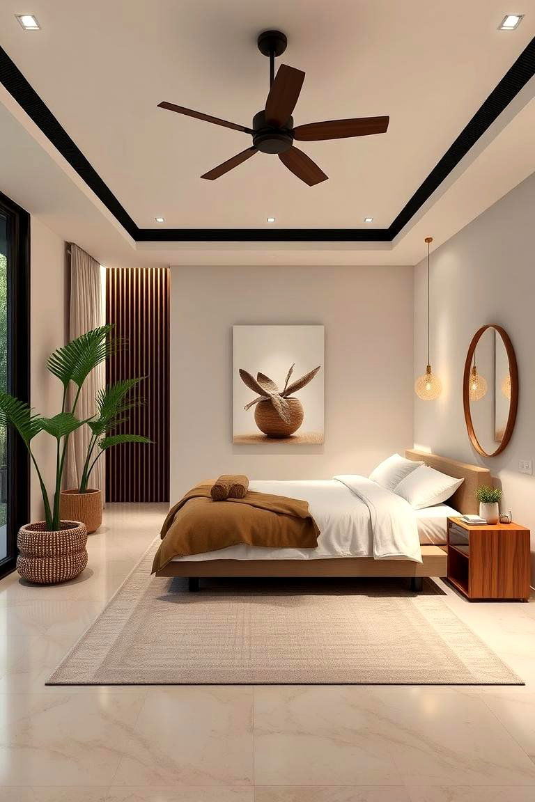 Minimalist Tropical Sanctuary - 24 Tropical Bedroom Ideas