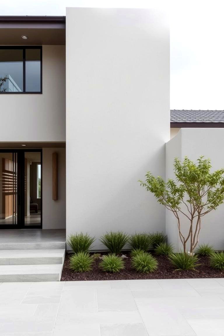 Minimalist Wall Finishes - 24 Minimalist House Exterior Ideas