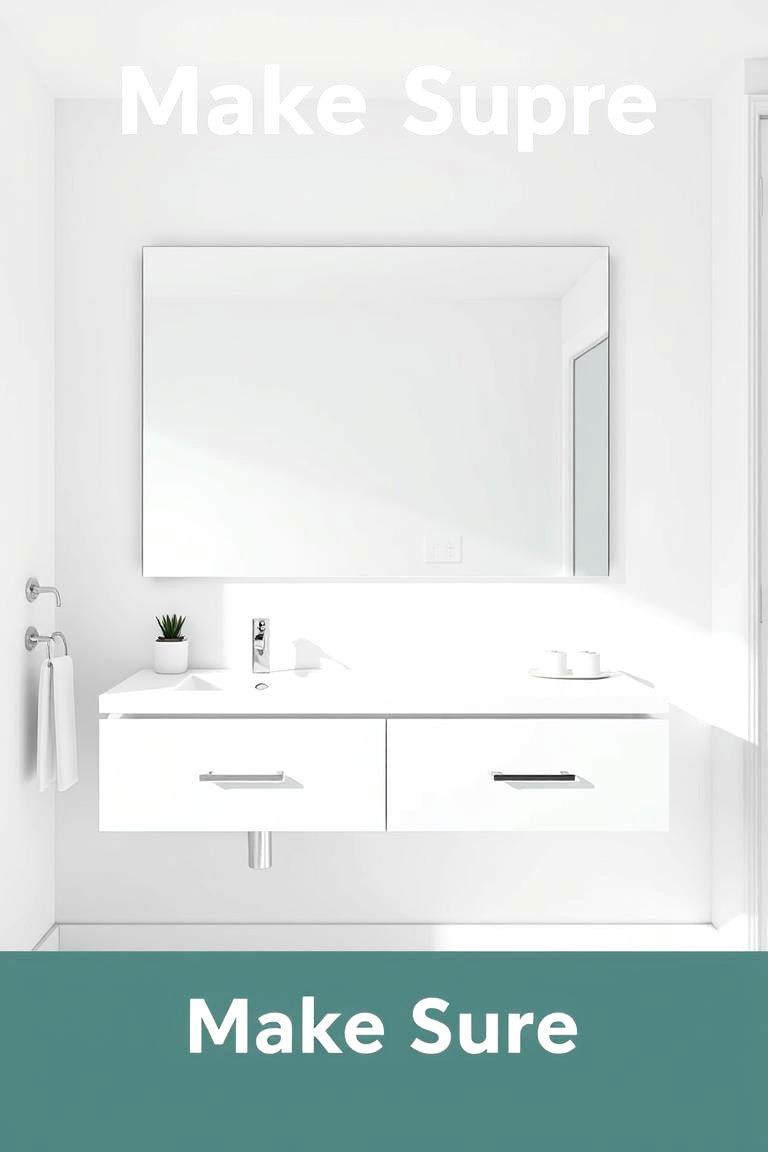 Minimalist White Floating Vanity - 24 Floating Vanity Bathroom Ideas
