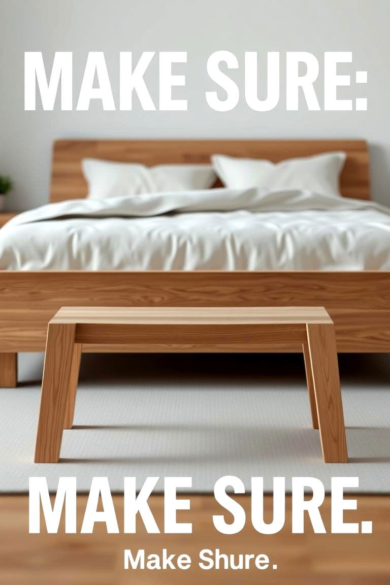 Minimalist Wooden Bench for Simple Elegance - 24 Bedroom Bench Ideas