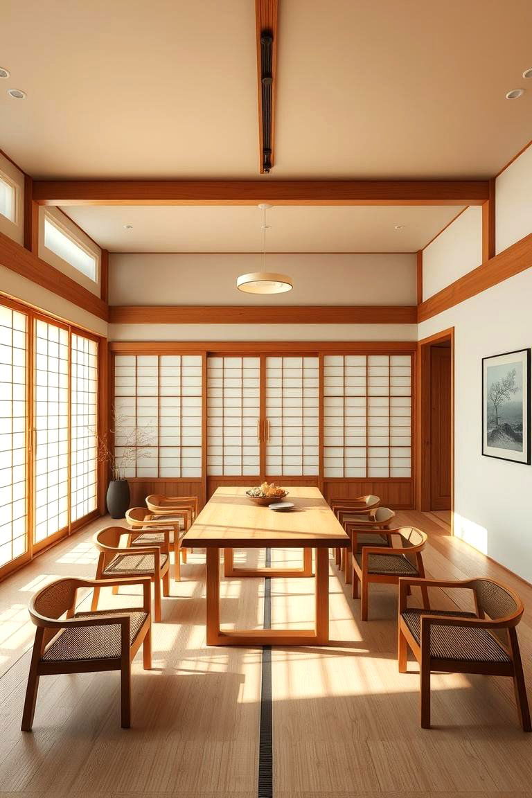 Minimalist Zen Ambiance - 24 Japanese Dining Room Ideas
