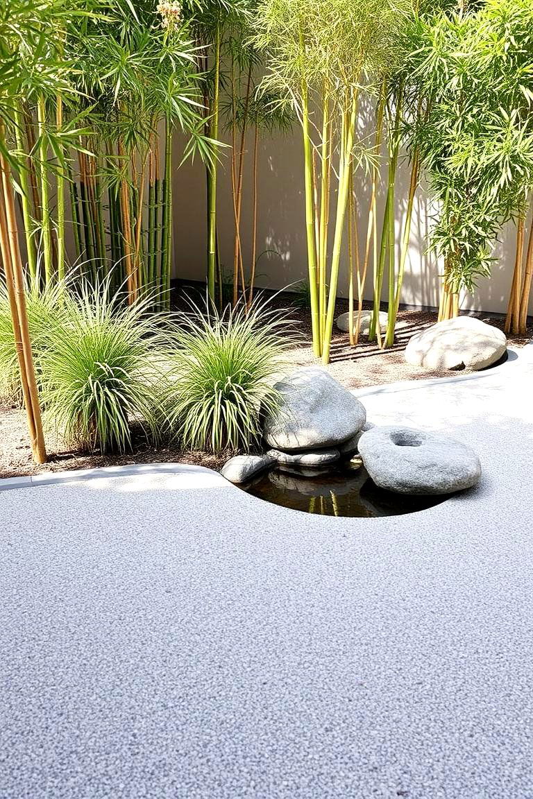 Minimalist Zen Garden - 24 Flower Bed Ideas