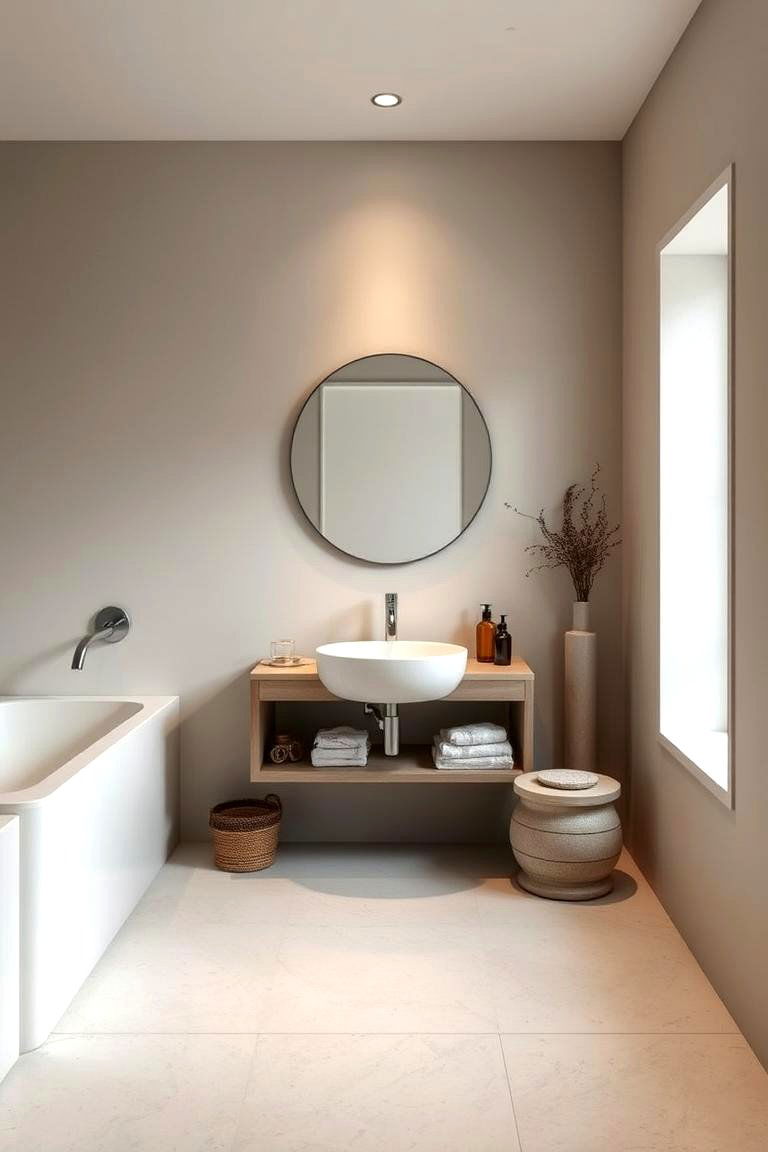 Minimalist Zen Oasis - 24 Teen Bathroom Ideas