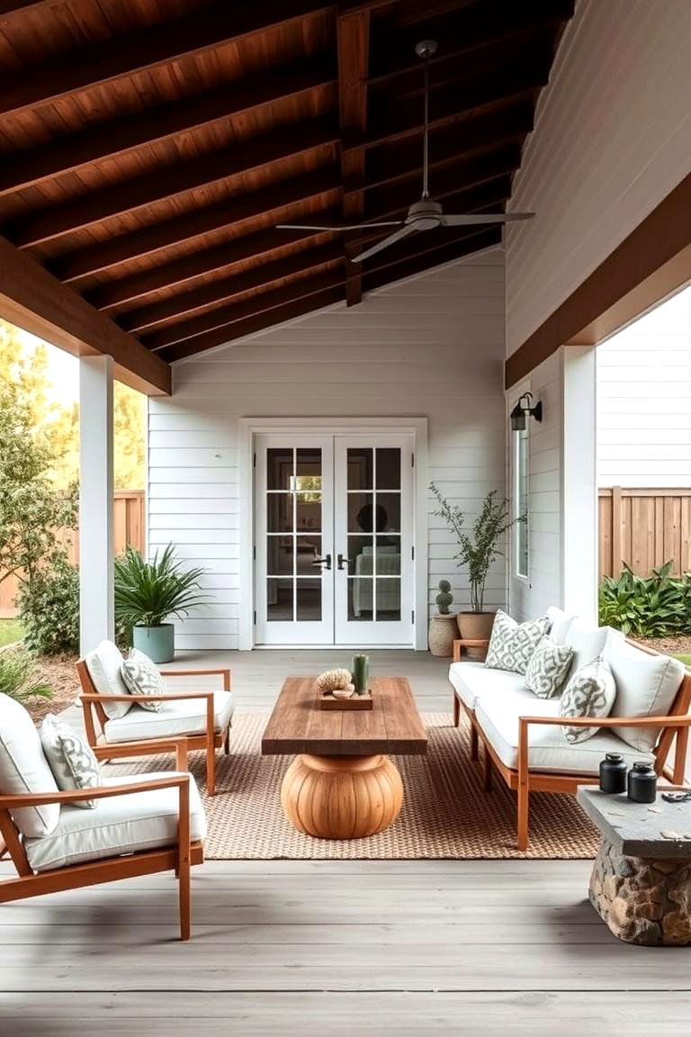 Minimalist Zen Space - 24 Back Porch Ideas