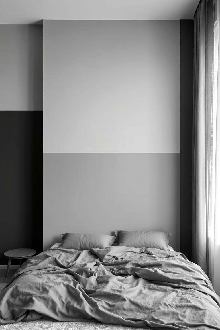 Minimalistic Monochrome - 24 Bedroom Wall Painting Ideas