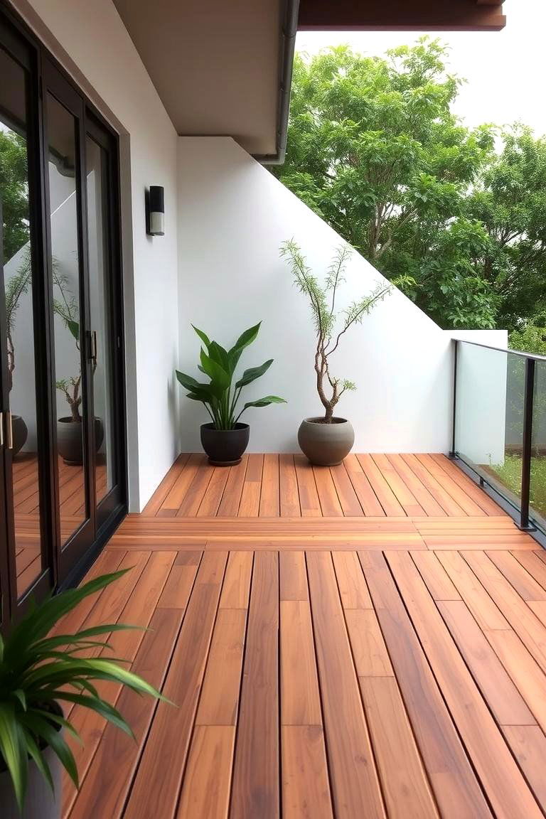 Minimalistic Zen Deck - 24 Front Porch Deck Ideas