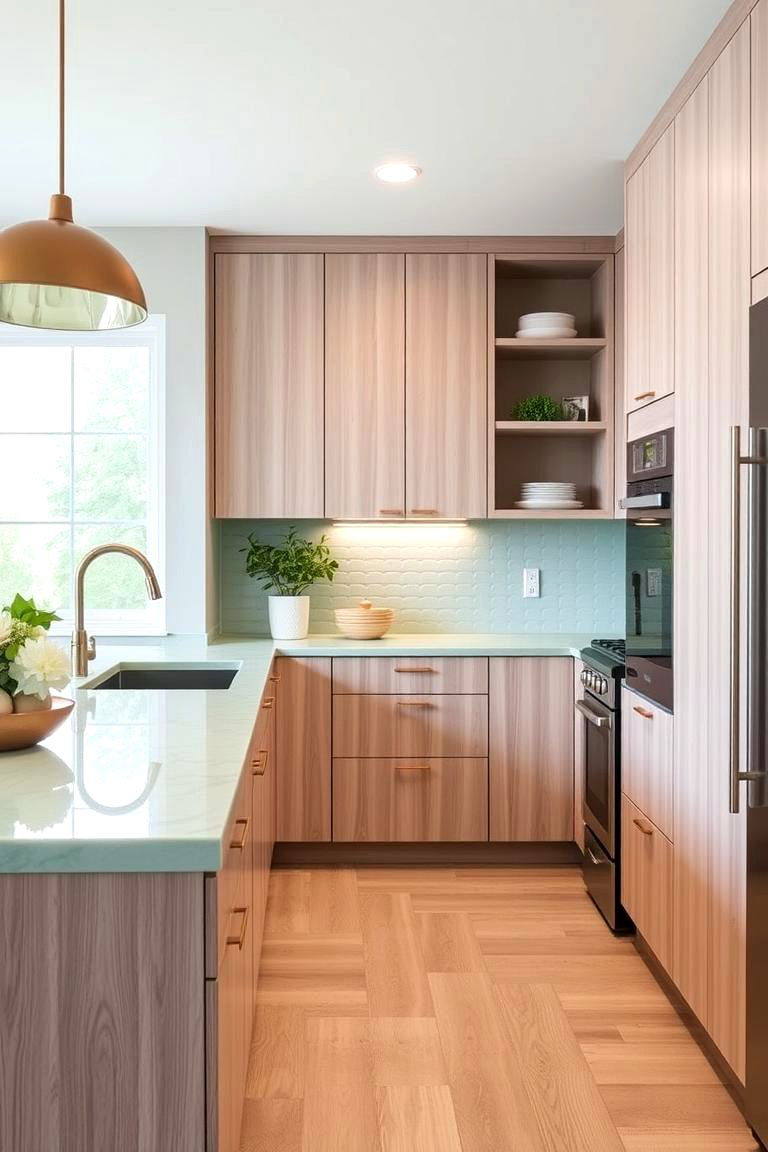 Mint Green Countertops for a Modern Twist - 24 Mint Kitchen Decor Ideas