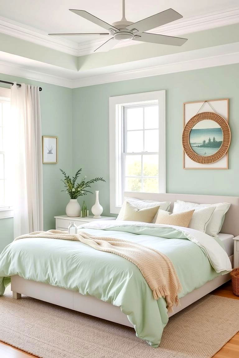 Mint Green Oasis - 24 Pastel Bedroom Ideas