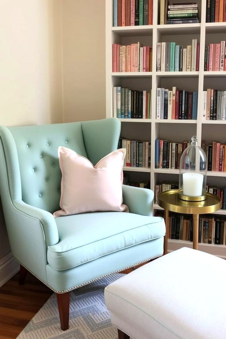 Mint Green Reading Nook - 24 Pastel Room Ideas