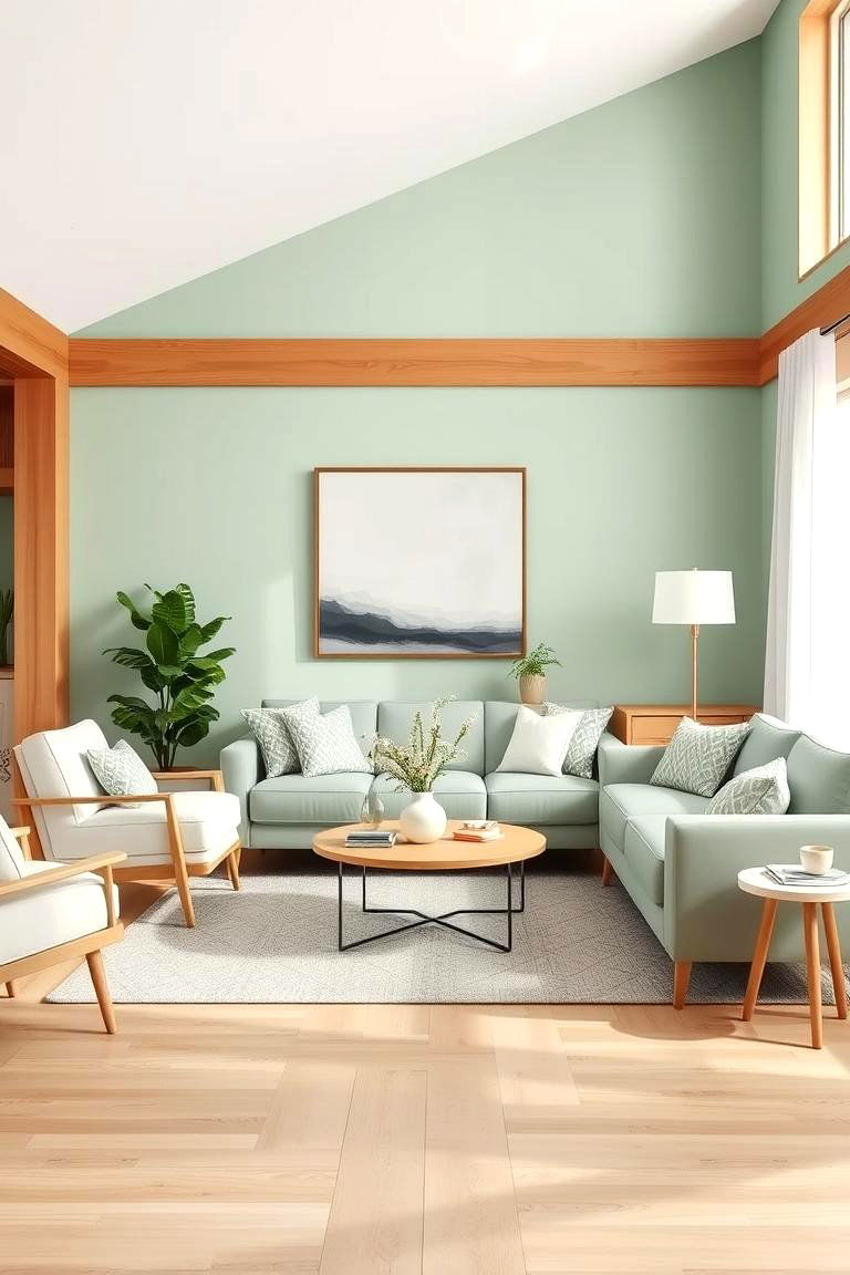 Mint Green Refresh - 24 Pastel Living Room Ideas