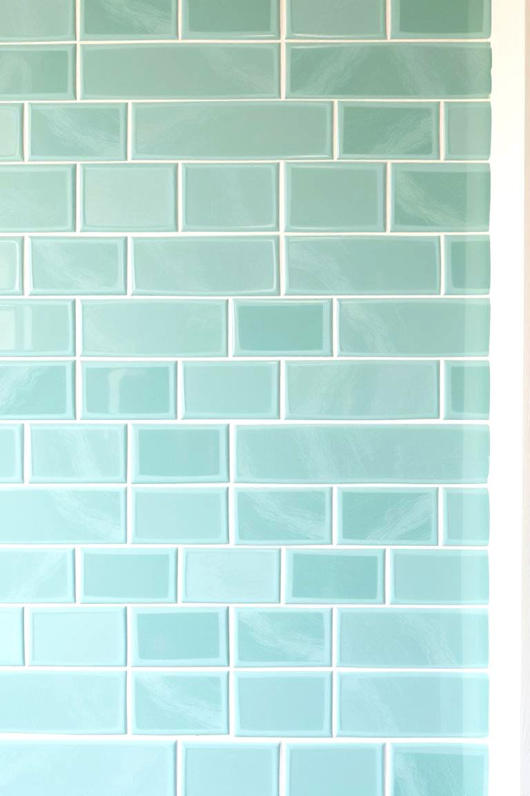 Mint Green Tiles as a Statement Feature - 24 Mint Green Bathroom Ideas