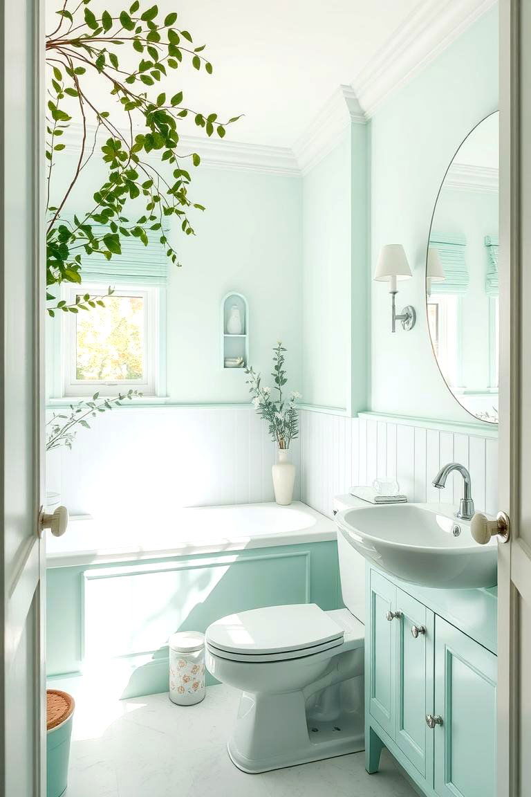 Minty Fresh Bathroom - 24 Colorful Bathroom Ideas