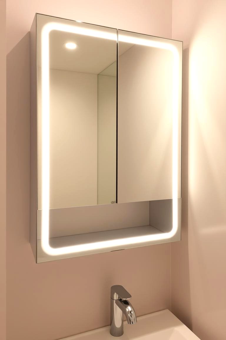 Mirror Cabinet Combo - 24 Bathroom Cabinet Ideas