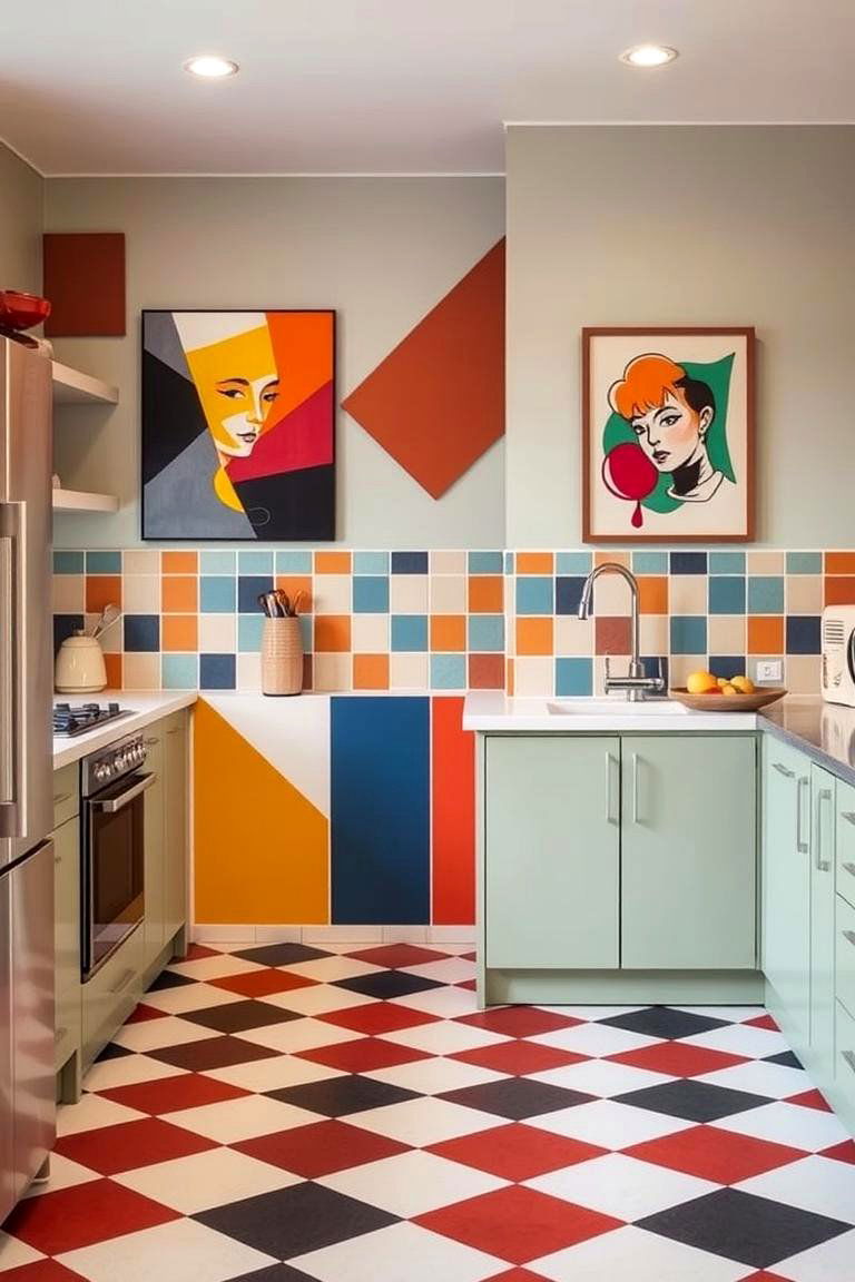 Mirrored Backsplashes - 24 1980s Kitchen Ideas