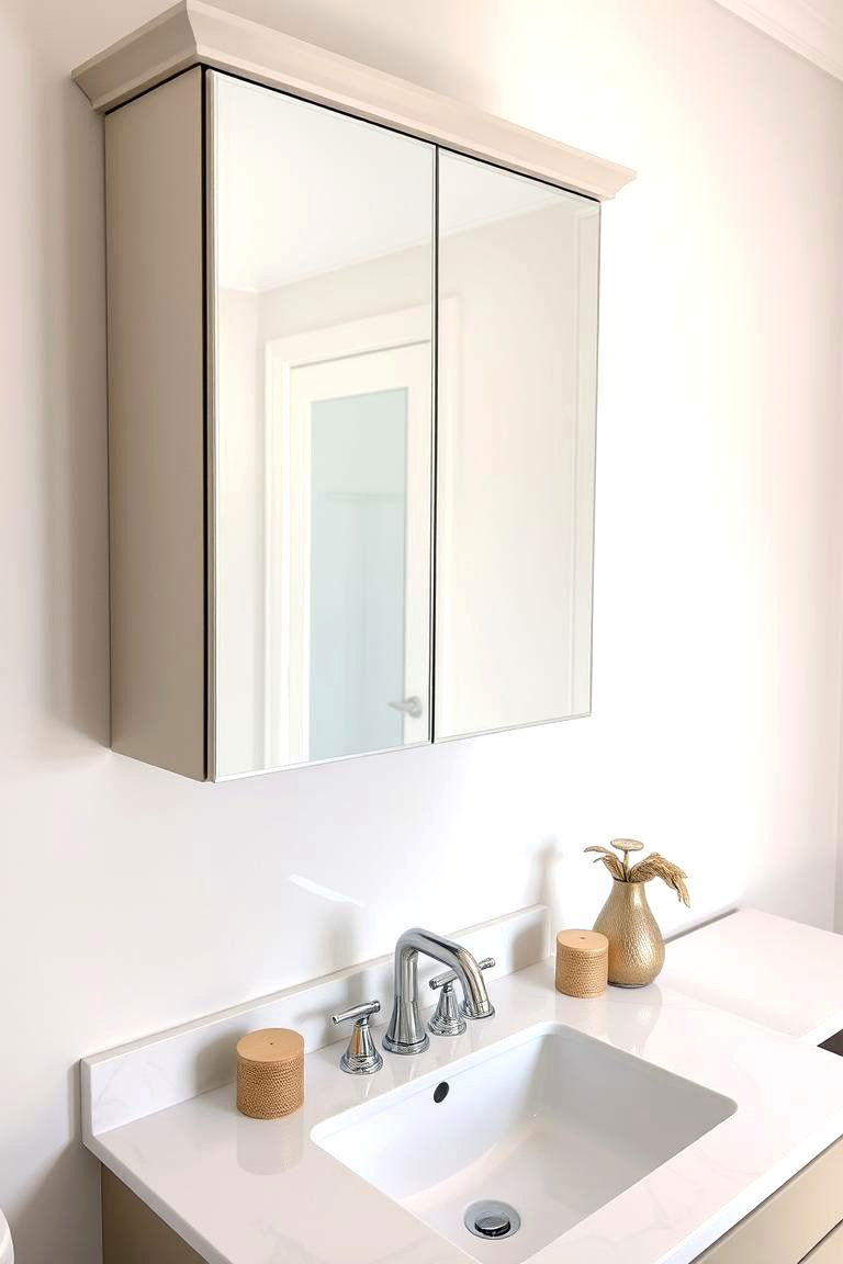 Mirrored Cabinets - 24 Bathroom Furniture Ideas