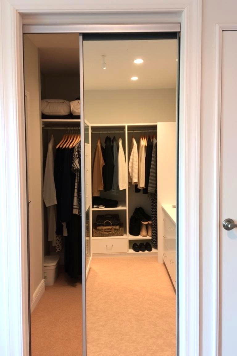 Mirrored Closet Doors - 24 Closet Ideas