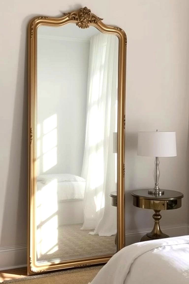 Mirrors to Enhance Light and Space - 24 romantic bedroom ideas