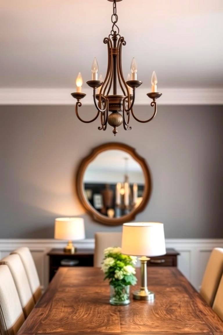 Mix Old and New Lighting - 24 Eclectic Dining Room Ideas