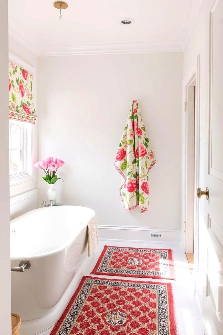 Mix and Match Patterns - 24 Bathroom Decor Ideas