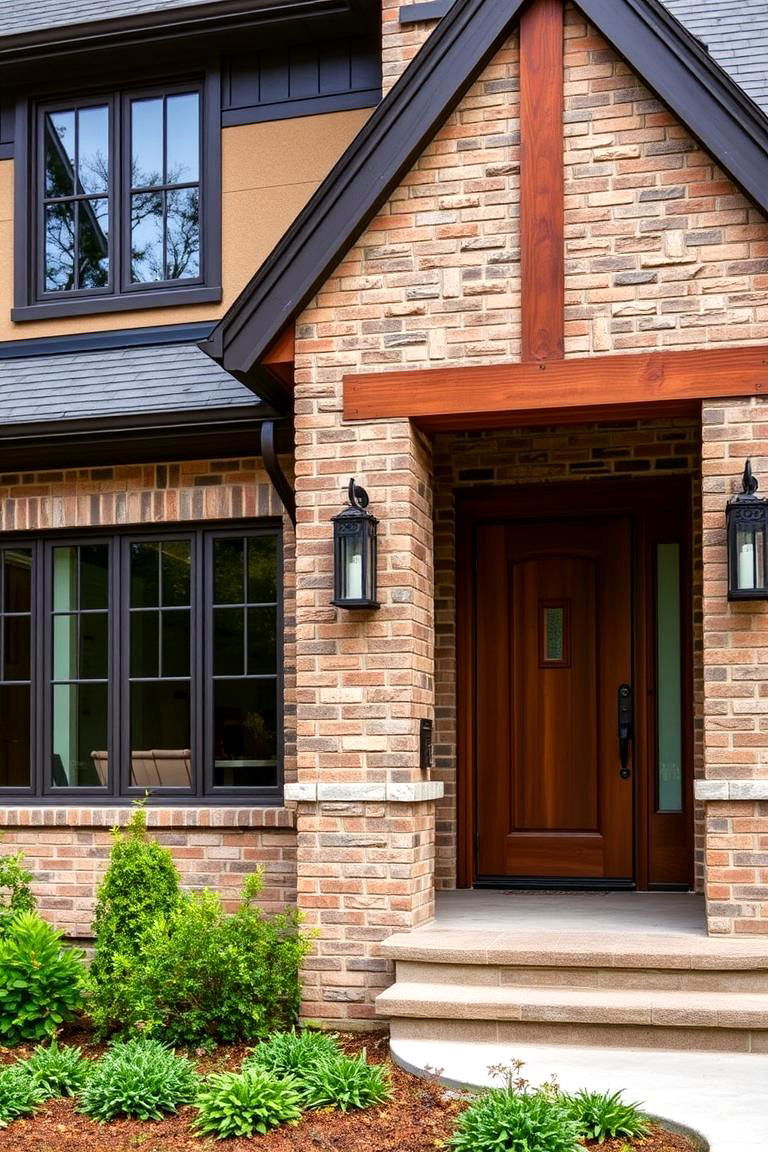 Mixed Material Exteriors - 27 1980s House Exterior Ideas