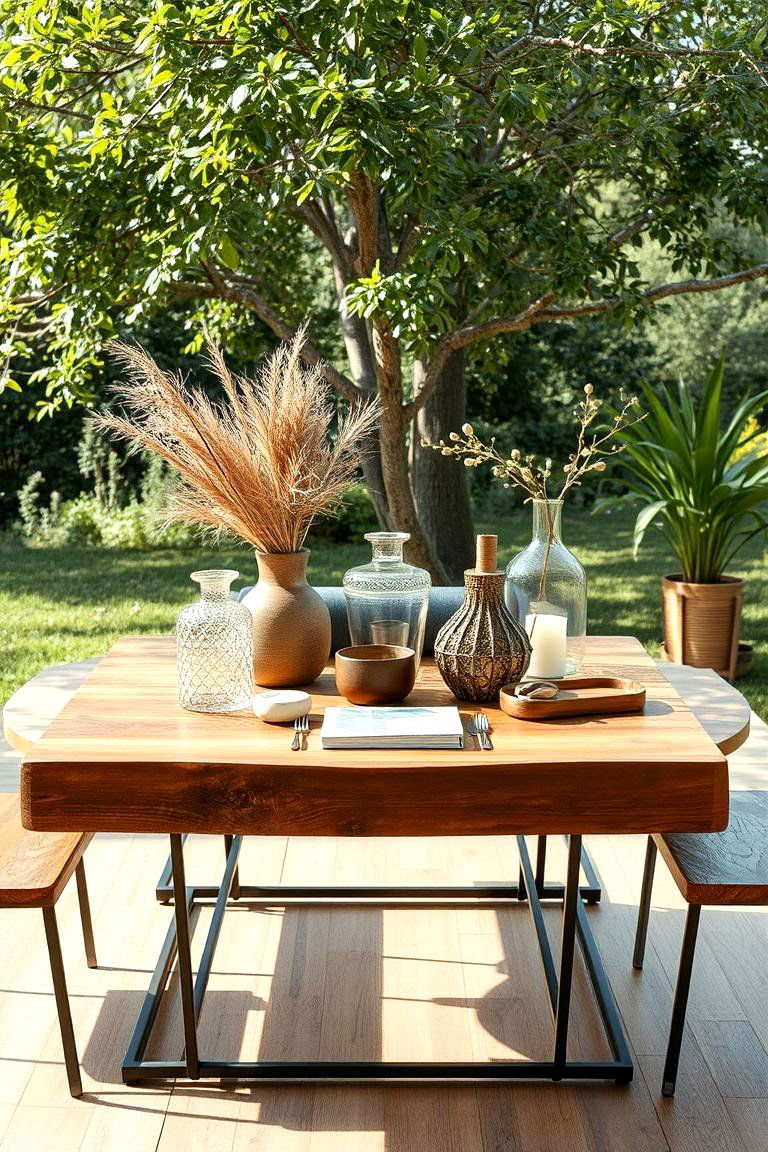 Mixed Material Marvels - 24 Coffee Table Decor Ideas