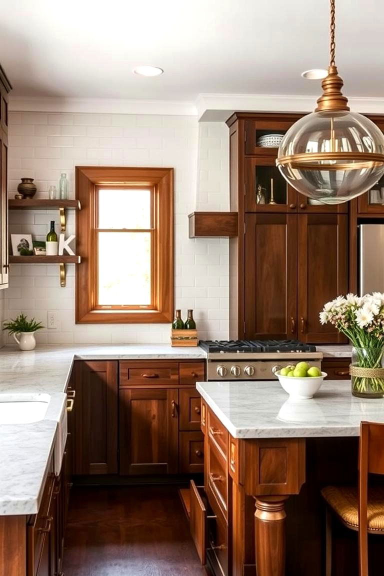 Mixed Metal Finishes - 24 Craftsman Kitchen Ideas