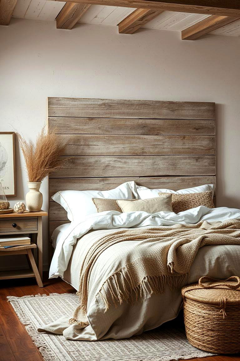 Mixed Textures for Warmth - 24 Cottage Bedroom Ideas