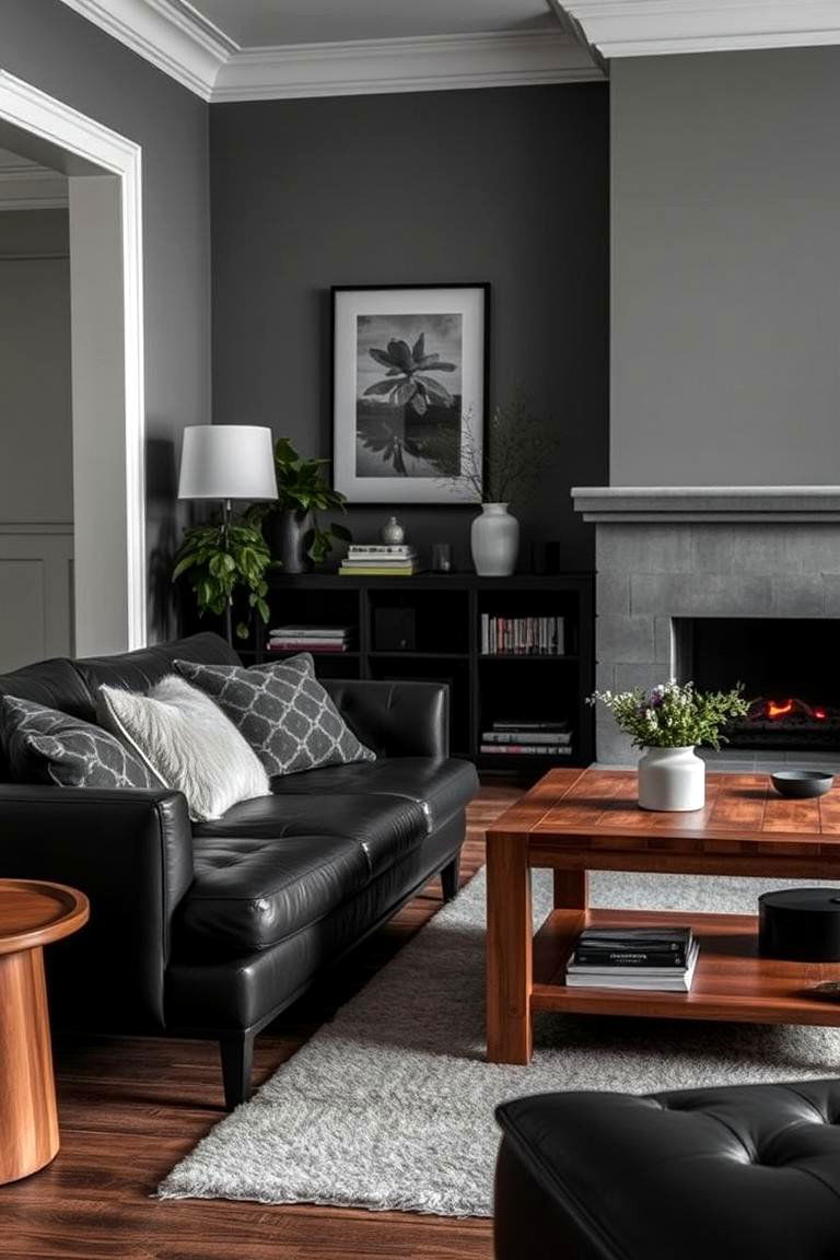 Mixing Modern and Vintage Elements - 24 Moody Living Room Ideas