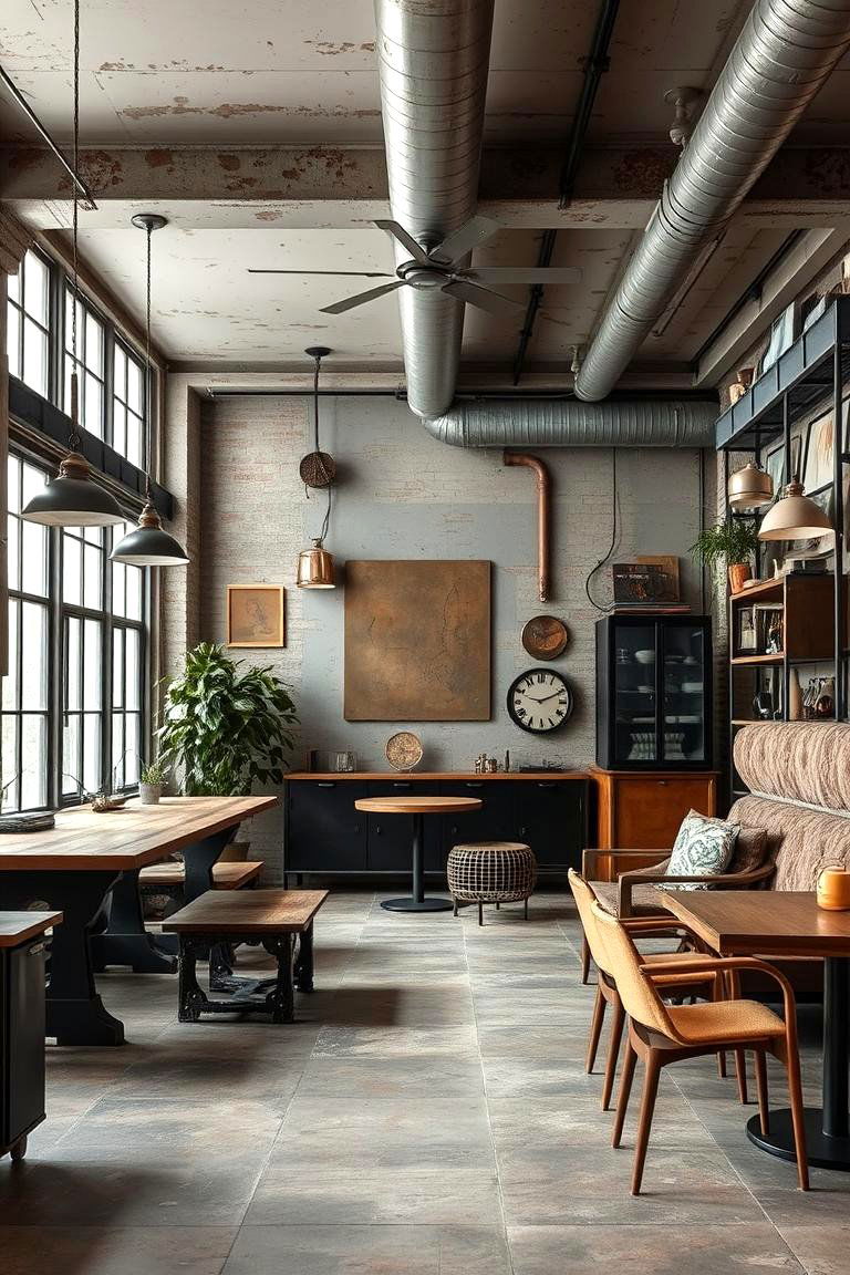 Mixing Old and New Elements - 24 Brutalist Interior Design Ideas