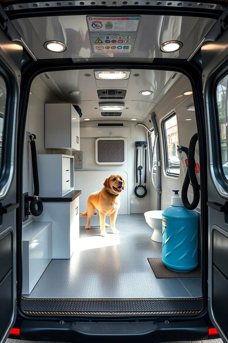 Mobile Dog Wash Van - 24 Dog Wash Station Ideas
