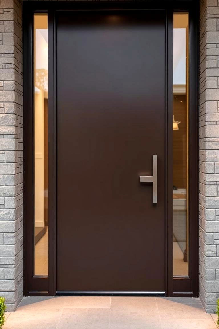 Mocha Brown Sophistication - 24 Brown House Front Door Colors