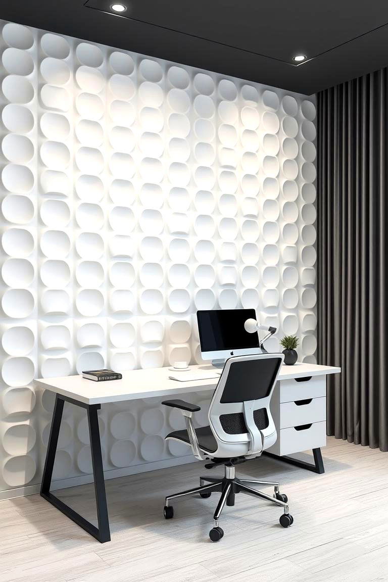 Modern 3D Wall Panels - 24 Wall Covering Ideas