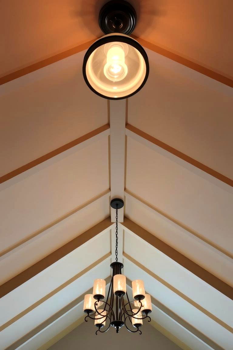 Modern Art Deco Revival Lights - 24 Vaulted Ceiling Lighting Ideas