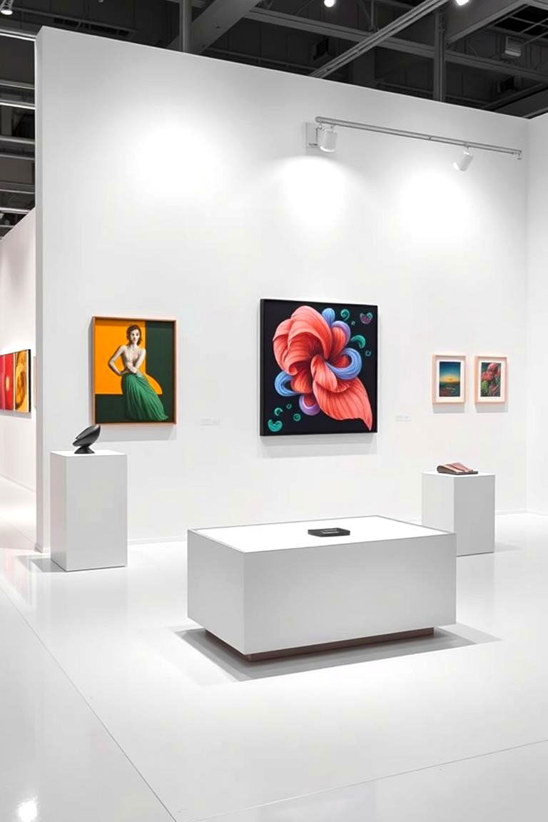 Modern Art Showcase Room - 24 Luxury Man Cave Ideas