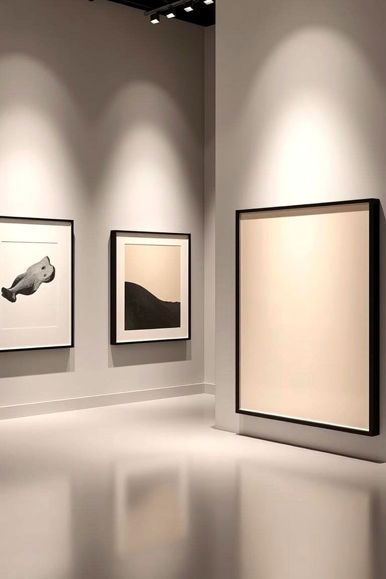 Modern Art and Minimalist Decor - 24 Cream and Black Living Room Ideas