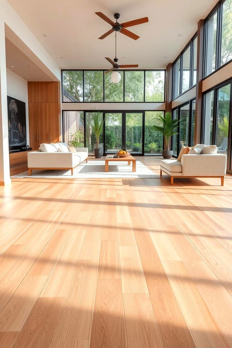 Modern Bamboo Flooring - 24 Wood Floor Ideas