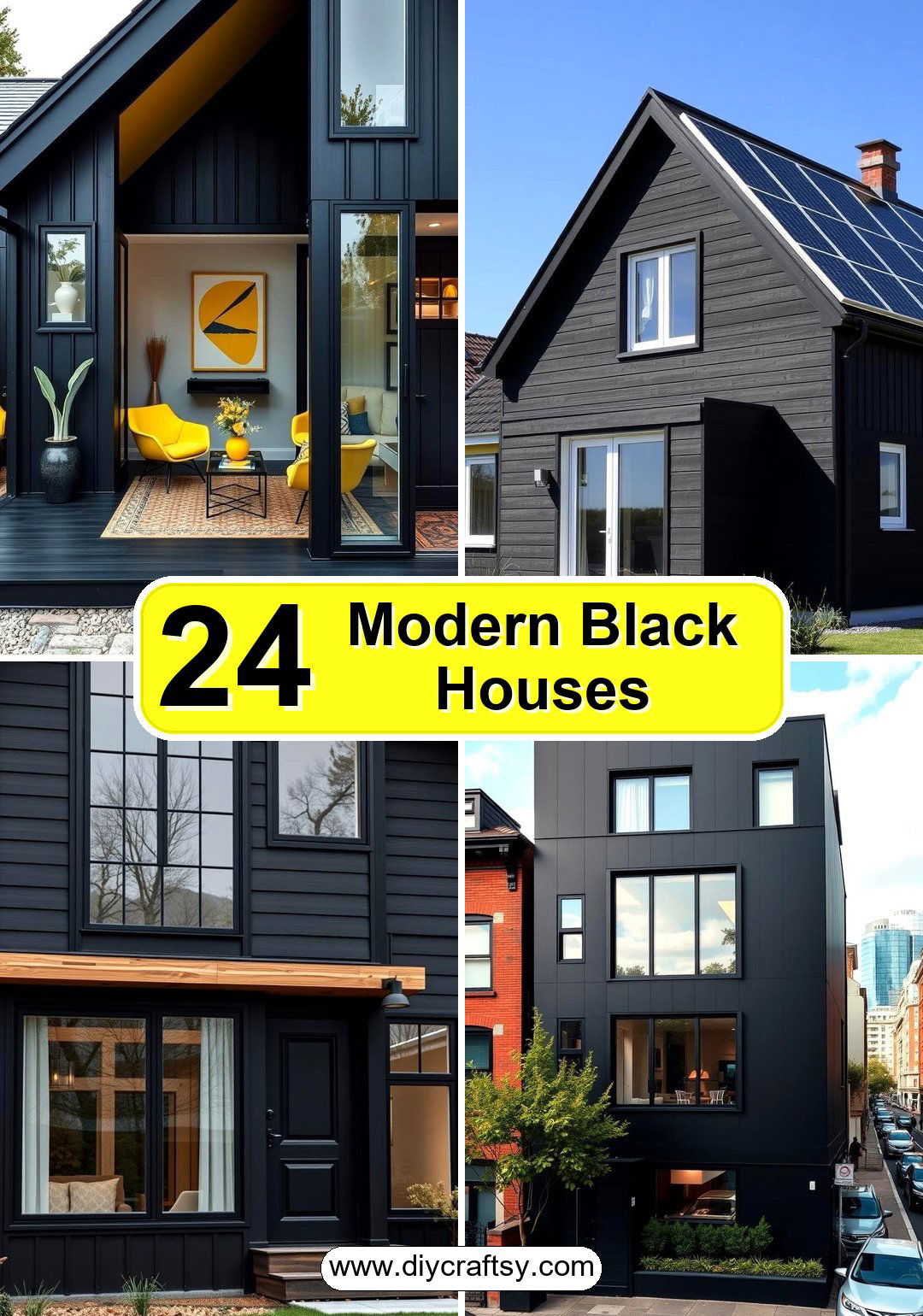 Modern Black Houses