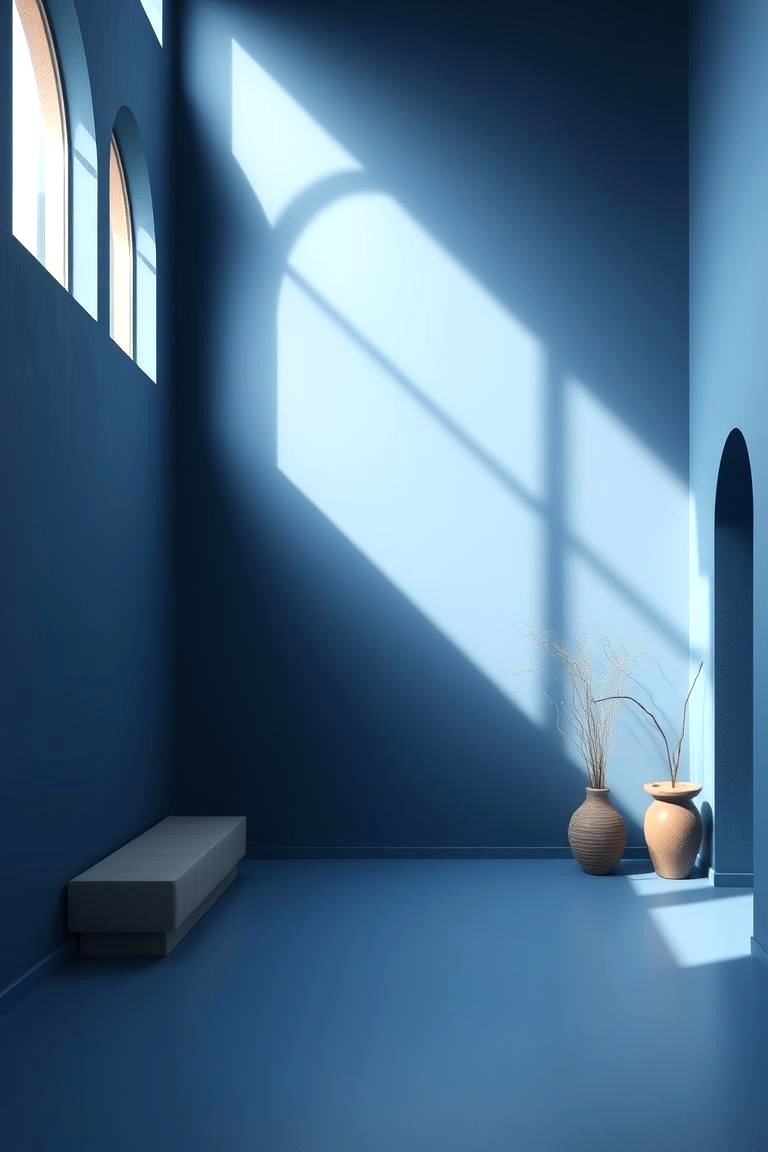 Modern Blue Minimalism - 24 Girls Blue Bedroom Ideas