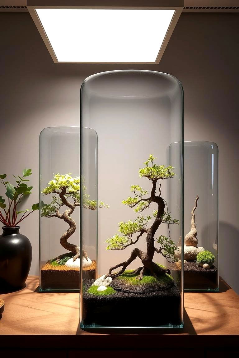 Modern Bonsai Terrarium - 24 Bonsai Garden Ideas