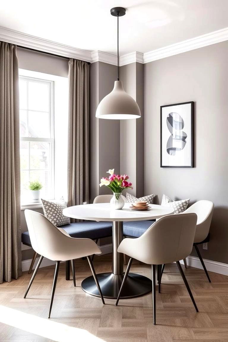Modern Breakfast Nook - 24 Enclosed Porch Ideas