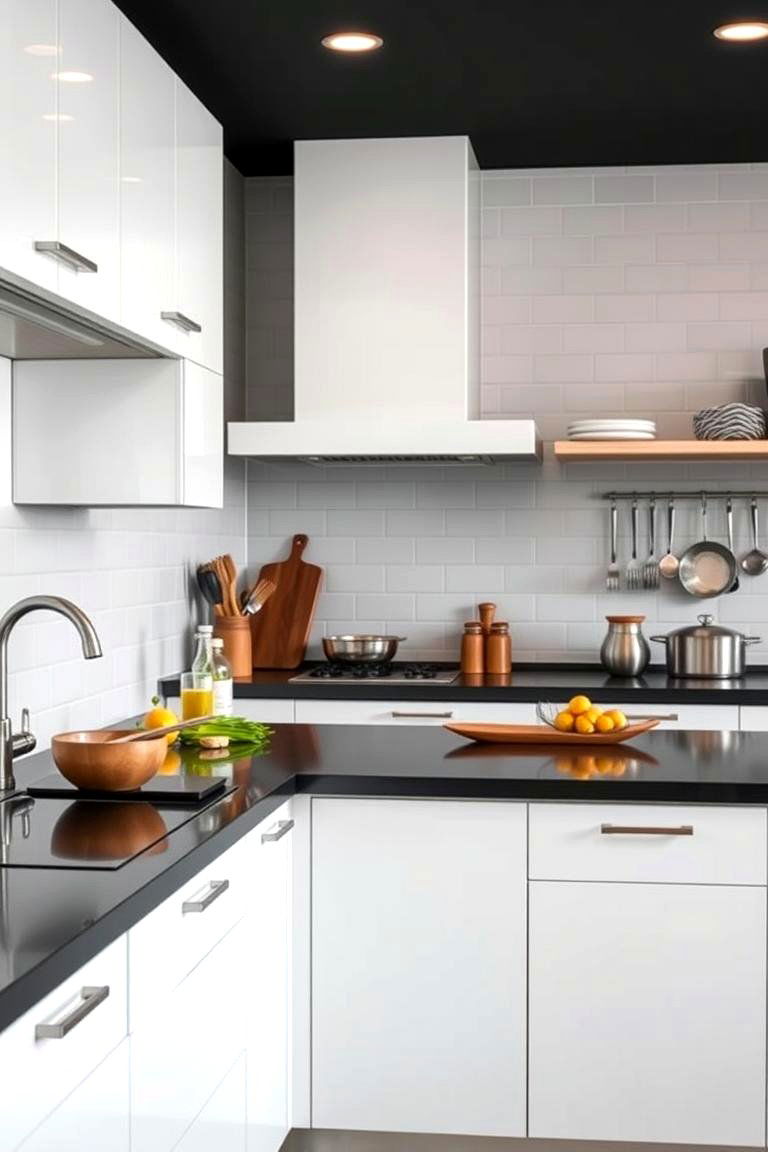 Modern Chefs Choice - 24 Black Kitchen Countertops