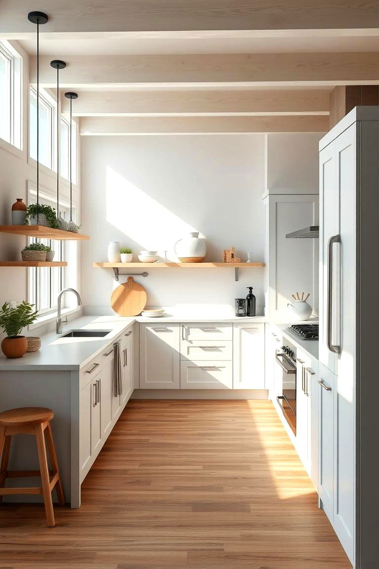 Modern Coastal Minimalism - 24 coastal kitchen ideas