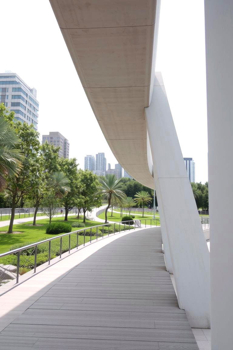Modern Concrete Elevated Walkway - 24 Elevated Walkway Ideas