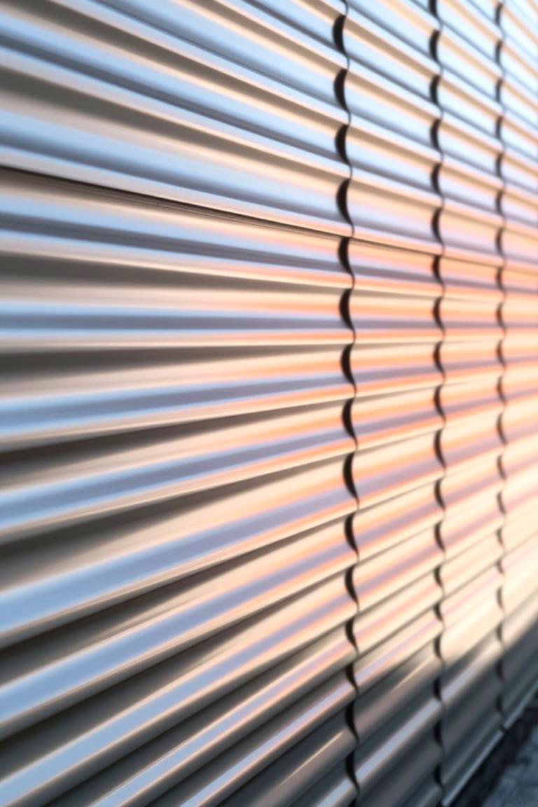 Modern Corrugated Metal Wall - 24 Inexpensive Retaining Wall Ideas