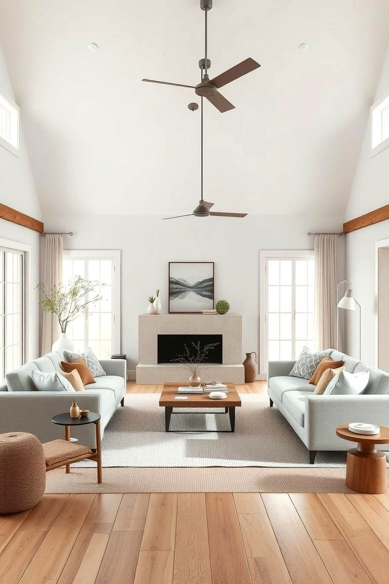 Modern Country Minimalism - 24 Country Living Room Ideas