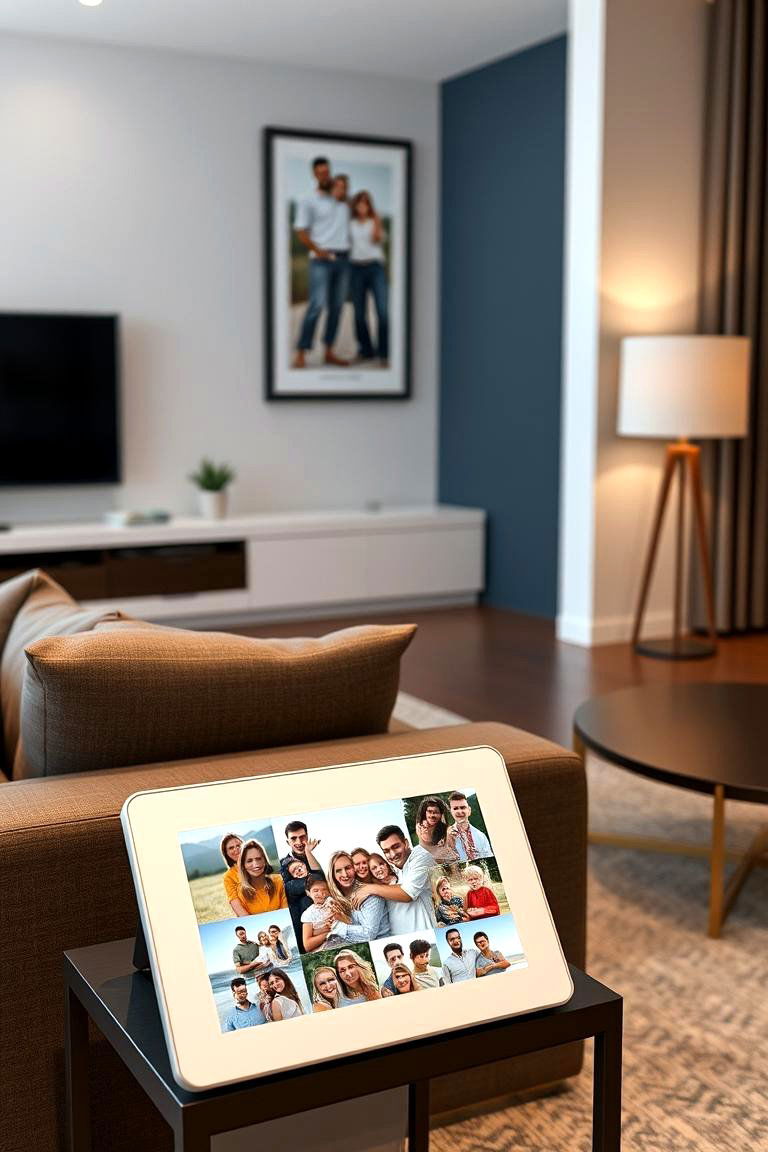 Modern Digital Photo Frame - 24 Photo Display Ideas