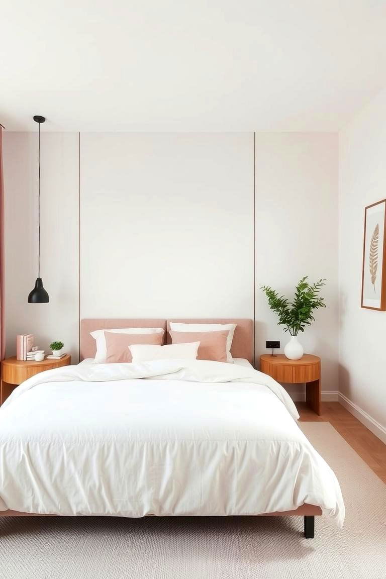 Modern Dusty Rose Minimalism - 24 Dusty Rose Bedroom Ideas