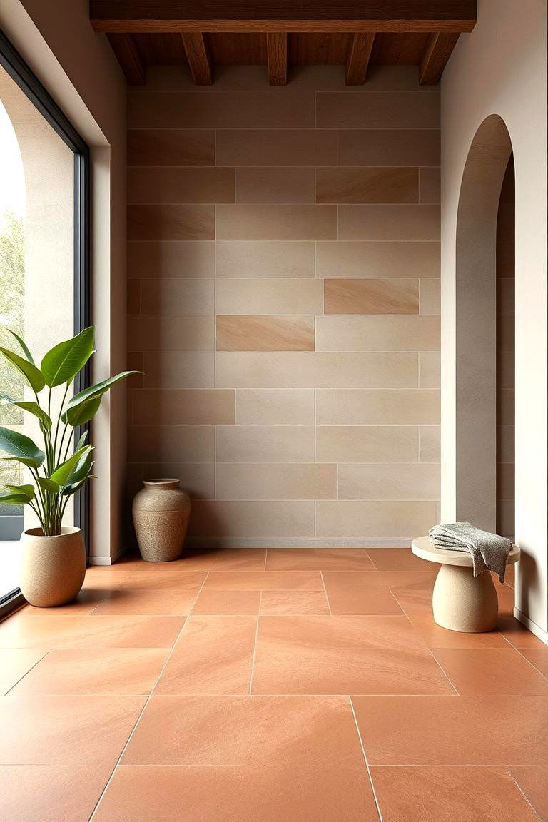 Modern Eco Terracotta Floor - 24 Terracotta Kitchen Floor Ideas