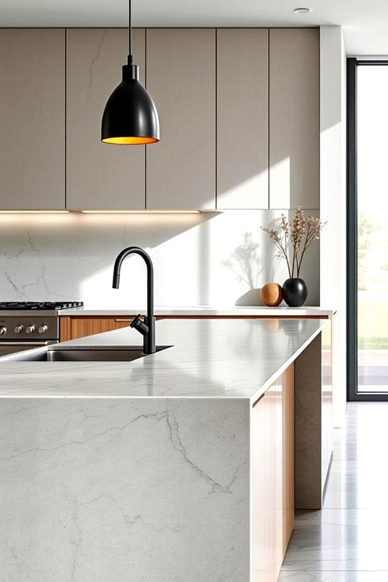 Modern Edge with a Natural Twist - 24 Soapstone Kitchen Countertops